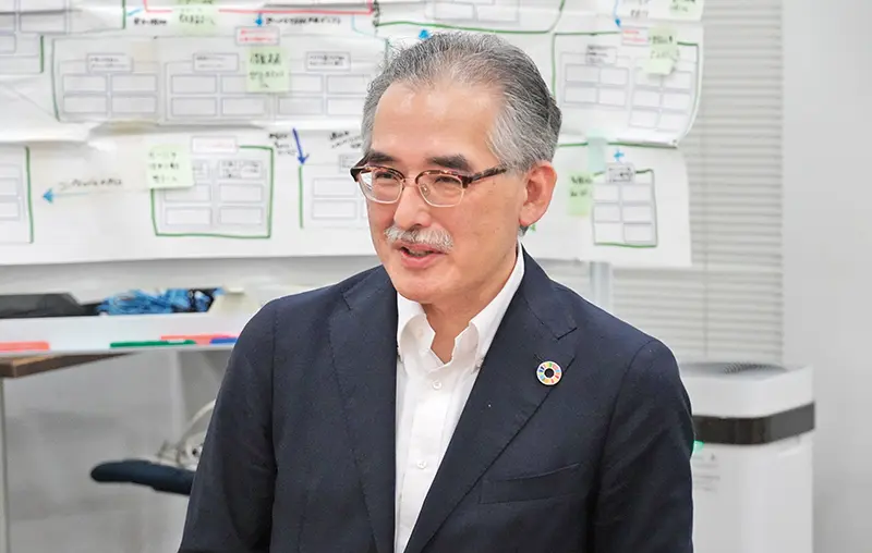 代表取締役社長・天沼英雄さん