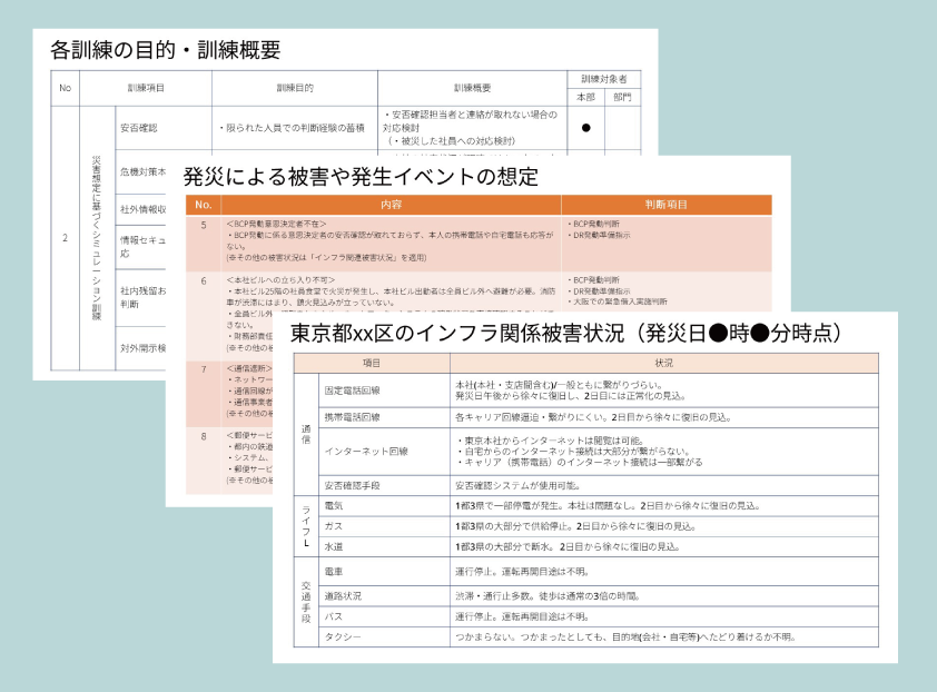 BCP訓練企画